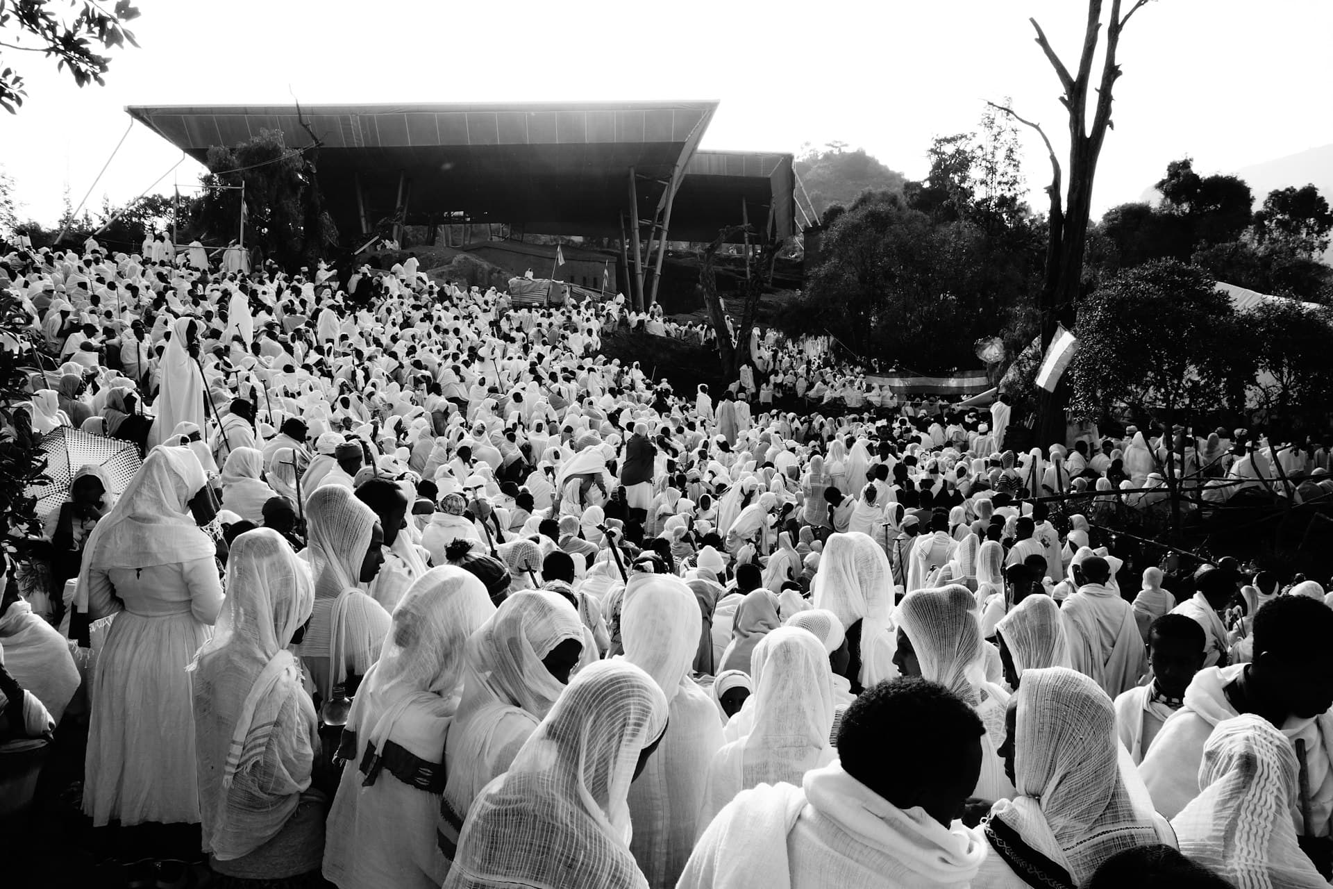 Pilgrims at Lalibela, Ethiopia